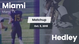 Matchup: Miami vs. Hedley  2018
