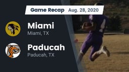 Recap: Miami  vs. Paducah  2020