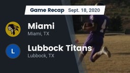 Recap: Miami  vs. Lubbock Titans 2020