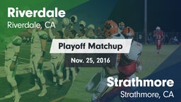 Matchup: Riverdale vs. Strathmore  2016