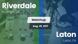 Matchup: Riverdale vs. Laton  2017