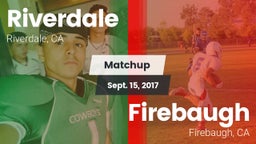 Matchup: Riverdale vs. Firebaugh  2017