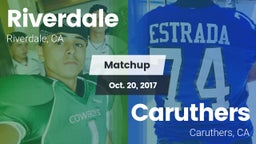 Matchup: Riverdale vs. Caruthers  2017
