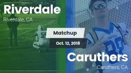 Matchup: Riverdale vs. Caruthers  2018