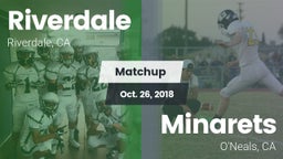 Matchup: Riverdale vs. Minarets  2018