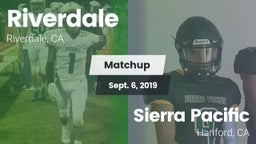 Matchup: Riverdale vs. Sierra Pacific  2019