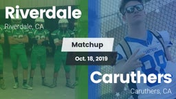 Matchup: Riverdale vs. Caruthers  2019