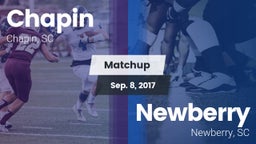 Matchup: Chapin vs. Newberry  2017