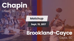 Matchup: Chapin vs. Brookland-Cayce  2017