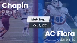 Matchup: Chapin vs. AC Flora  2017