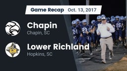 Recap: Chapin  vs. Lower Richland  2017