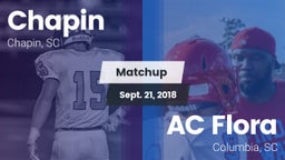 Matchup: Chapin vs. AC Flora  2018