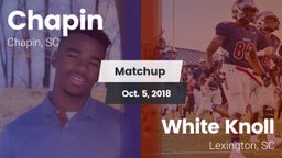 Matchup: Chapin vs. White Knoll  2018