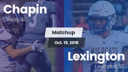 Matchup: Chapin vs. Lexington  2018