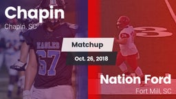 Matchup: Chapin vs. Nation Ford  2018