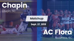 Matchup: Chapin vs. AC Flora  2019