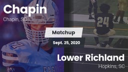 Matchup: Chapin vs. Lower Richland  2020