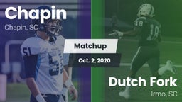 Matchup: Chapin vs. Dutch Fork  2020