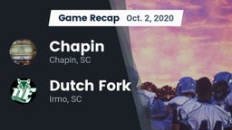 Recap: Chapin  vs. Dutch Fork  2020
