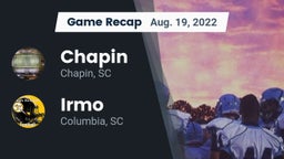 Recap: Chapin  vs. Irmo  2022