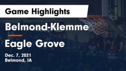 Belmond-Klemme  vs Eagle Grove  Game Highlights - Dec. 7, 2021
