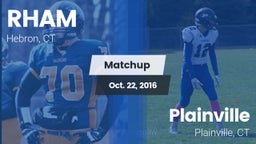 Matchup: RHAM vs. Plainville  2016