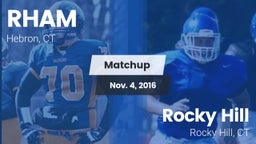 Matchup: RHAM vs. Rocky Hill  2016