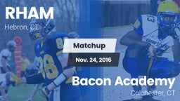 Matchup: RHAM vs. Bacon Academy  2016