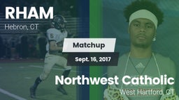 Matchup: RHAM vs. Northwest Catholic  2016