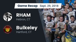 Recap: RHAM  vs. Bulkeley  2018