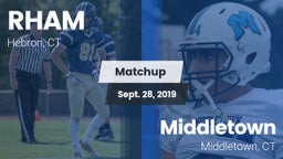 Matchup: RHAM vs. Middletown  2019