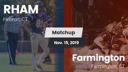 Matchup: RHAM vs. Farmington  2019