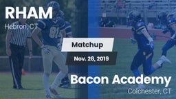 Matchup: RHAM vs. Bacon Academy  2019