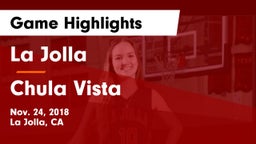 La Jolla  vs Chula Vista  Game Highlights - Nov. 24, 2018