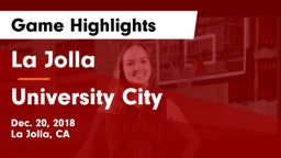 La Jolla  vs University City  Game Highlights - Dec. 20, 2018