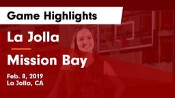 La Jolla  vs Mission Bay  Game Highlights - Feb. 8, 2019