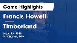 Francis Howell  vs Timberland  Game Highlights - Sept. 29, 2020