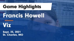 Francis Howell  vs Viz Game Highlights - Sept. 25, 2021