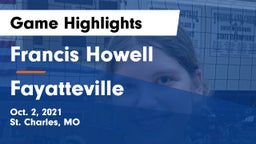 Francis Howell  vs Fayatteville Game Highlights - Oct. 2, 2021