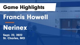 Francis Howell  vs Nerinex Game Highlights - Sept. 22, 2022