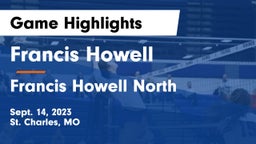 Francis Howell  vs Francis Howell North  Game Highlights - Sept. 14, 2023