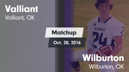 Matchup: Valliant vs. Wilburton  2016