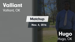 Matchup: Valliant vs. Hugo  2016