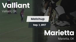 Matchup: Valliant vs. Marietta  2017