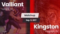 Matchup: Valliant vs. Kingston  2017