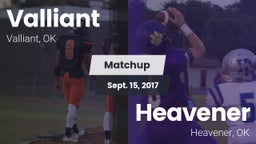 Matchup: Valliant vs. Heavener  2017