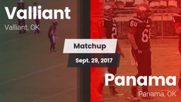 Matchup: Valliant vs. Panama  2017