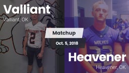 Matchup: Valliant vs. Heavener  2018