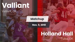 Matchup: Valliant vs. Holland Hall  2018
