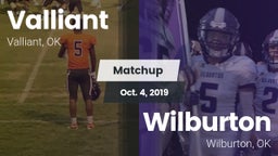 Matchup: Valliant vs. Wilburton  2019